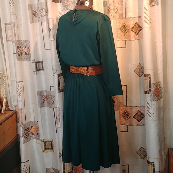 Vintage Blair Teal Green dress - Picture 4 of 12